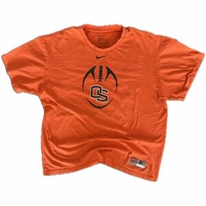 Vintage Nike Center Swoosh Oregon State Beavers Football T-Shirt — Size XL